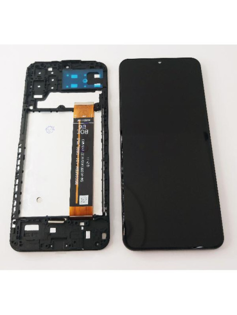 Pantalla lcd para Samsung Galaxy A13 A137 mas tactil negro con marco negro compatible