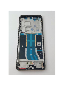 Pantalla lcd para Realme 12 Pro Plus 5G mas tactil negro con marco dorado calidad premium