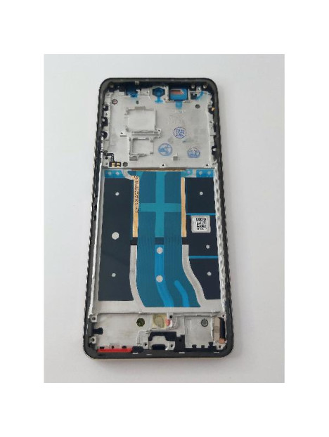 Pantalla lcd para Realme 12 Pro Plus 5G mas tactil negro con marco dorado calidad premium