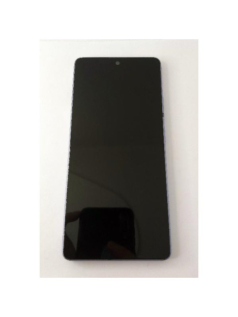 Pantalla lcd para Xiaomi Redmi Note 13 Pro 4G Xiaomi Poco M6 Pro 4G mas tactil negro con marco morado TFT