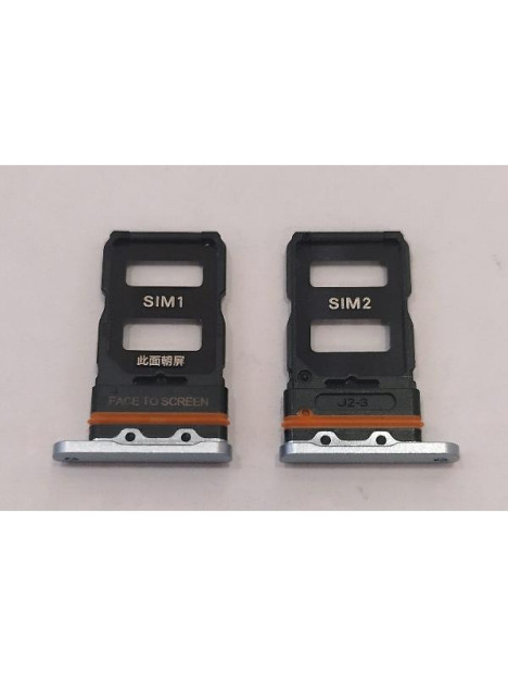 Soporte o bandeja sim azul Dual sim para Xiaomi 12 Pro calidad premium
