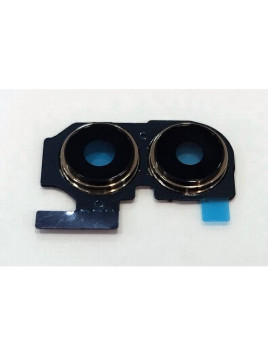 Cristal de camara para Oppo Find N2 Flip CPH2437 con marco dorado calidad premium