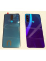 Tapa trasera o tapa bateria azul para Redmi Note 8 2021 con cristal de camara