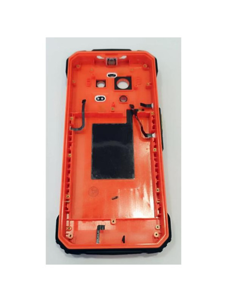 Tapa trasera o tapa bateria naranja para Blackview BV8100