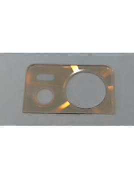 Cristal de camara grande dorado para Motorola Moto Edge 30 Fusion calidad premium