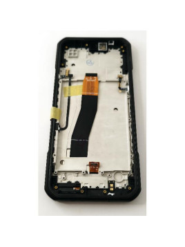 Pantalla lcd para Oukitel WP35 5G mas tactil negro con marco gris calidad premium