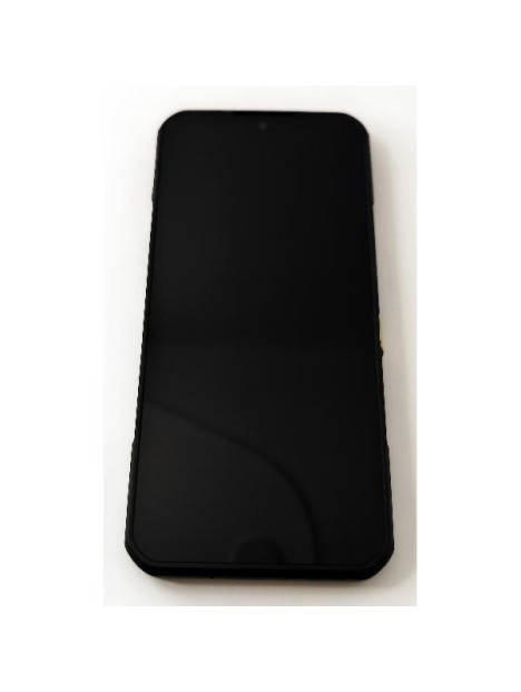 Pantalla lcd para Oukitel WP35 5G mas tactil negro con marco gris calidad premium