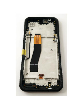 Pantalla lcd para Oukitel WP35 5G mas tactil negro con marco verde calidad premium