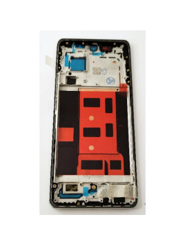 Pantalla lcd para Oppo Reno 11 mas tactil negro con marco plata calidad premium