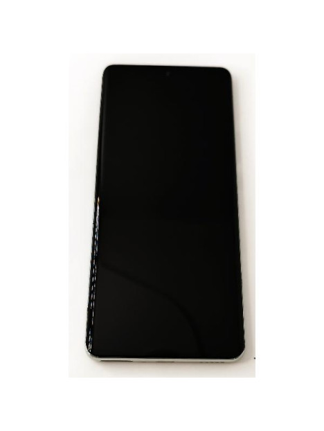 Pantalla lcd para Oppo Reno 11 mas tactil negro con marco plata calidad premium