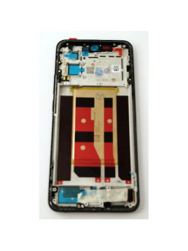 Pantalla lcd para Oppo Reno 12 5G CPH2625 mas tactil negro con marco negro calidad premium