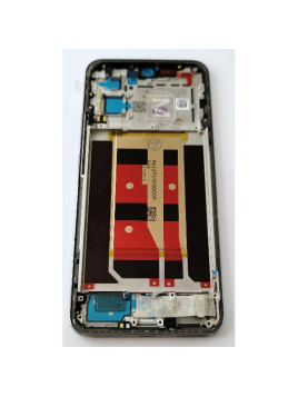 Pantalla lcd para Oppo Reno 12 5G CPH2625 mas tactil negro con marco plata calidad premium