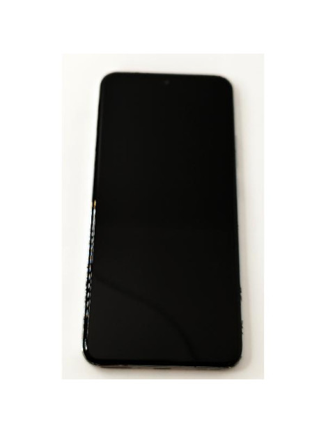 Pantalla lcd para Oppo Reno 12 5G CPH2625 mas tactil negro con marco plata calidad premium