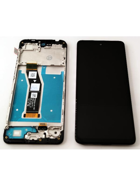 Pantalla lcd para Motorola Moto G04s mas tactil negro con marco negro calidad premium