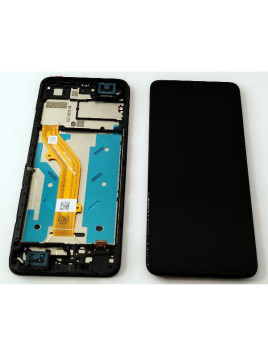 Pantalla lcd para TCL 505 mas tactil negro con marco negro calidad premium