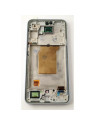 Pantalla lcd para Samsung Galaxy A35 mas tactil negro con marco azul calidad Oled