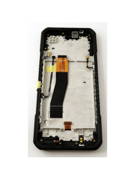 Pantalla lcd para Oukitel WP35 5G mas tactil negro con marco marron calidad premium