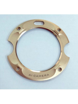 Marco de camara dorado para Blackview BL9000 5G calidad premium