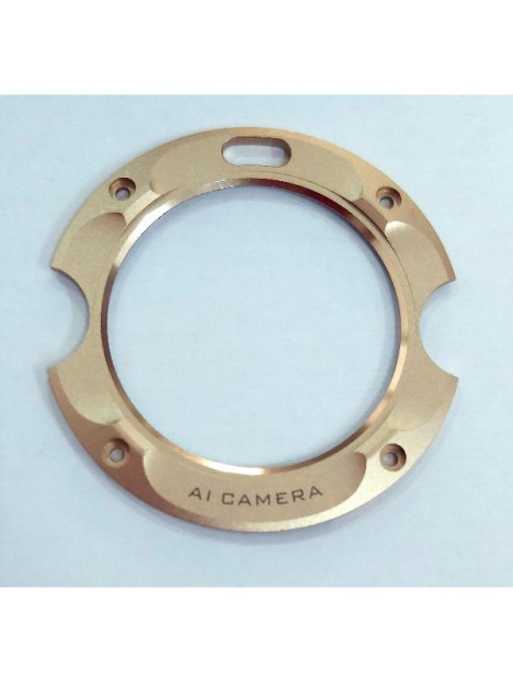 Marco de camara dorado para Blackview BL9000 5G calidad premium