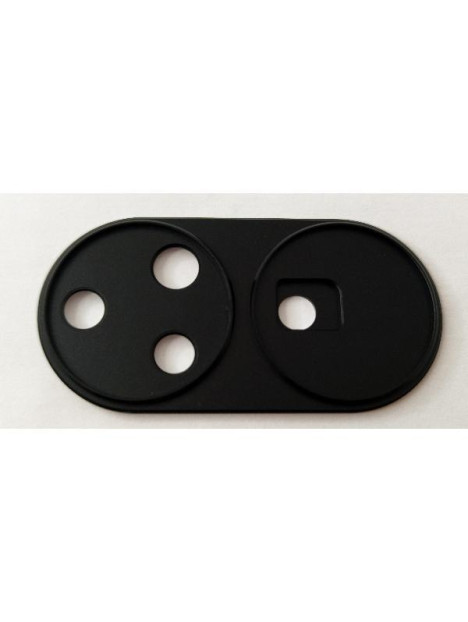 Cristal de camara con marco negro para Oukitel C38 calidad premium