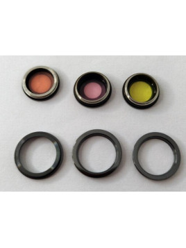 Cristal de camara con marco negro para Iphone 12 Pro calidad premium