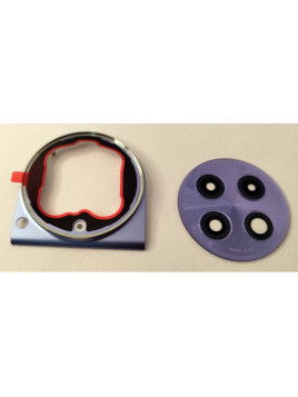 Cristal de camara con marco morado para Oneplus 12R 5G calidad premium