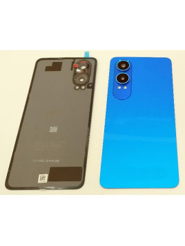 Tapa trasera o tapa bateria azul para Oneplus Nord CE 4 Lite 5G con lente de camara