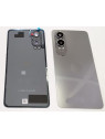 Tapa trasera o tapa bateria gris para Oneplus Nord CE 4 Lite 5G con lente de camara