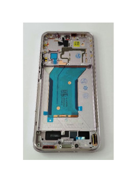 Pantalla lcd para Xiaomi 14 mas tactil negro mas marco rosa calidad premium