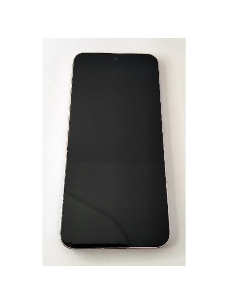 Pantalla lcd para Xiaomi 14 mas tactil negro mas marco rosa calidad premium