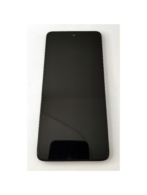 Pantalla lcd para Motorola Moto G72 mas tactil negro mas marco negro compatible