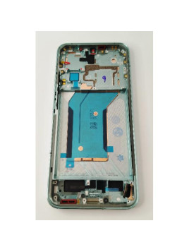 Panjtalla lcd para Xiaomi 14 mas tactil negro mas marco verde calidad premium