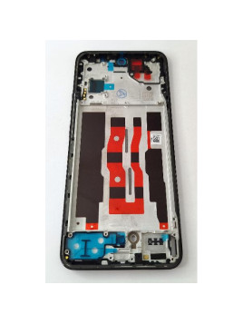 Carcasa central negra para Oppo Reno 12 5G CPH2625 calidad premium