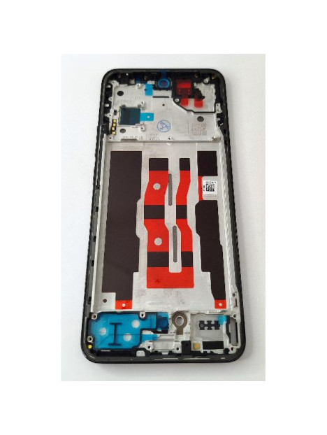 Carcasa central negra para Oppo Reno 12 5G CPH2625 calidad premium