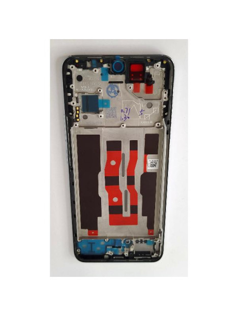 Carcasa central blanca para Oppo Reno 12 5G CPH2625 calidad premium