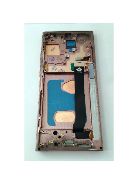 Pantalla TFT para Samsung Galaxy Note 20 Ultra Note 20 Ultra 5G mas tactil negro mas marco dorado compatible