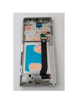 Pantalla TFT para Samsung Galaxy Note 20 Ultra Note 20 Ultra 5G mas tactil negro mas marco blanco compatible