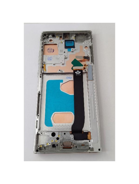Pantalla TFT para Samsung Galaxy Note 20 Ultra Note 20 Ultra 5G mas tactil negro mas marco blanco compatible