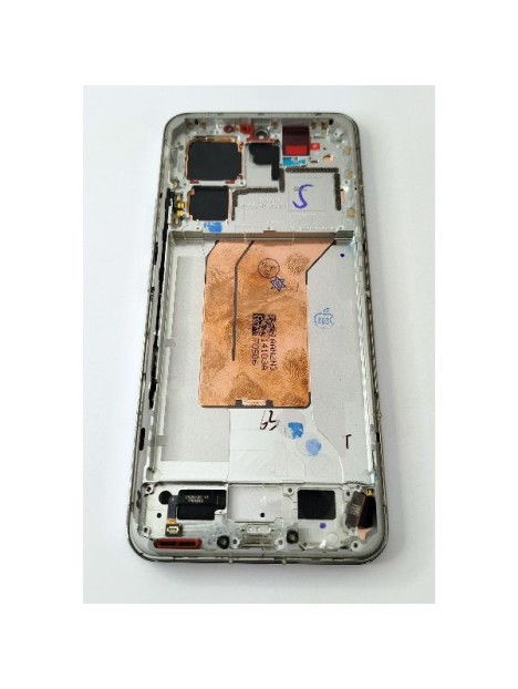 Pantalla lcd para Xiaomi 14 Pro mas tactil negro mas marco plata calidad premium