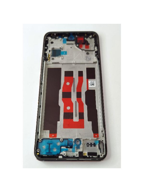 Carcasa o marco central rosa dorado para Oppo Reno 12 5G CPH2625 calidad premium