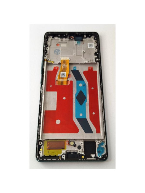 Pantalla lcd para Honor Magic 5 Lite 5G Honor X9A mas tactil negro mas marco verde calidad premium