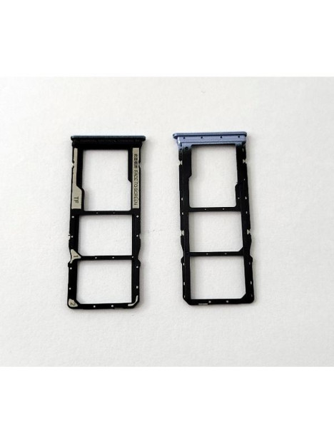 Soporte o bandeja dual sim azul claro para Redmi 13C 5G calidad premium