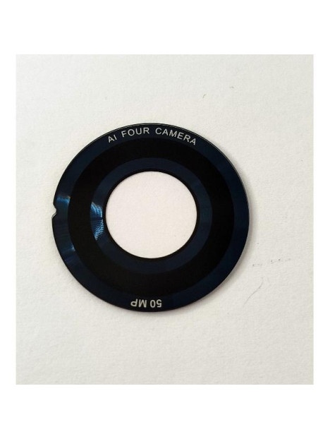 Cristal camara principal negro para Doogee S118 calidad premium