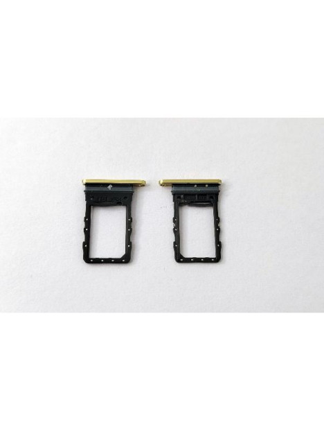 Soporte o bandeja dual sim amarillo para Samsung Galaxy Z Flip 6 5G F741 calidad premium