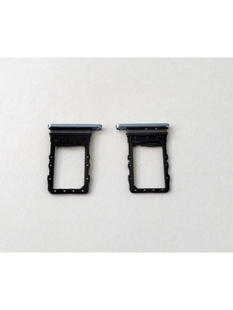 Soporte o bandeja dual sim azul para Samsung Galaxy Z Flip 6 5G F741 calidad premium