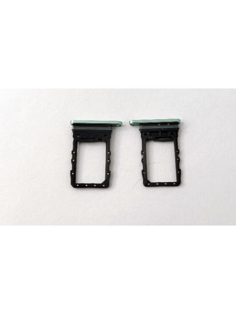 Soporte o bandeja dual sim verde para Samsung Galaxy Z Flip 6 5G F741 calidad premium
