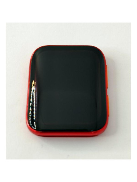 Pantalla lcd para Oppo Watch 1 46mm mas tactil negro con marco rojo calidad premium