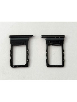 Soporte o bandeja dual sim negro para Samsung Galaxy Z Flip 6 5G F741 calidad premium