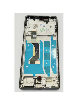 Pantalla lcd para Motorola G85 mas tactil negro mas marco gris 5D68C24854 Service Pack