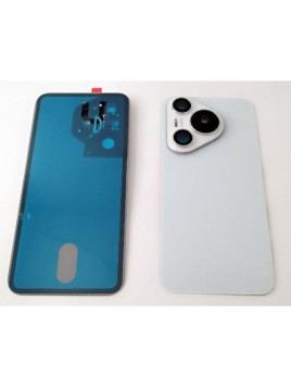 Tapa trasera o tapa bateria blanca para Huawei Pura 70 con lente de camara